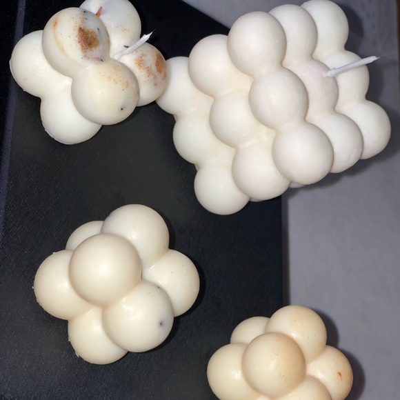 Anise star infused bubble candle and wax melt set - Picture 2 of 2